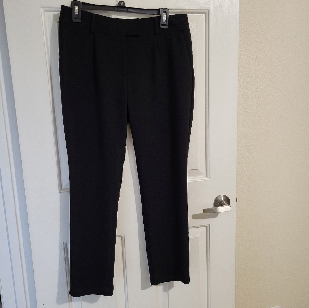 LOFT Black Textured Pants.  Size 6